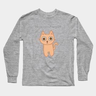 *Stares Neurodivergently* Long Sleeve T-Shirt